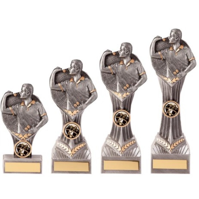 FALCON MALE DARTS TROPHY - 4 Sizes - 14CM - 24CM